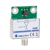 Varjestatud antennivõimendi 30dB Cabletech