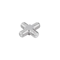 "F" konnektor, neljane, 4GN, metallist