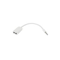 3,5 mm/2x3,5 mm stereo pistik LX4074/K kaabliga