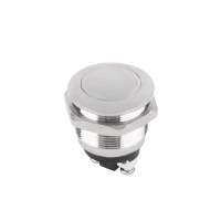 PBS-28B 2A 250V Кнопочный переключатель кратковременного действия, выпуклый, Off-(On)