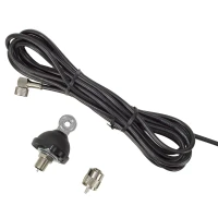 The PNI FC27 cable and the butterfly antenna mount contain the PL259 plug
