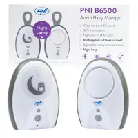 PNI B6500 wireless audio baby monitor, intercom, night lamp, Vox and Pager function