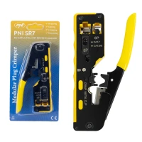 PNI SR7 Cable Cutter: cuts, strips, crimps RJ12, RJ45 CAT5, CAT6, CAT7, CAT8
