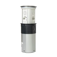Smart socket PNI SmartHome WP300 WiFi, embedded in the floor, 3 x schuko, 1 x USB-A, 1 x USB-C, IP65, gray