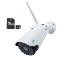 PNI House IP52 2MP 1080P wireless IP video surveillance camera package + PNI 128GB MicroSD memory card