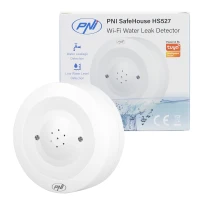 PNI SafeHouse HS527 flood sensor detector with Wi-Fi, 80dB sound alarm, 3V power supply