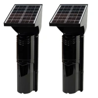 PNI BP200S IR perimeter barrier up to 200m, 3 IR beams, solar powered, 4000 mAh, wireless connection, black