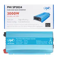 Pingemuundur PNI SP3024 24V sisend 230V väljund 3000W puhas siinuslaine