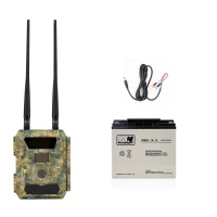 PNI Hunting 400C PRO 24MP hunting camera kit with 18Ah battery and power cable