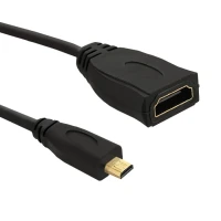 Qoltec HDMI Cable A female Micro HDMI D male 0.2m
