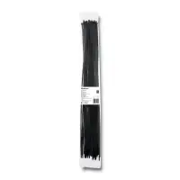 Qoltec Self-locking cable tie 4.8*500mm 50 pcs. Nylon66 UV Black