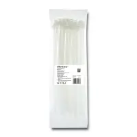 Qoltec Self-locking cable tie 7.2*300mm 50 pcs. Nylon66 UV White