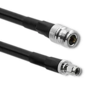 Qoltec LMR400 Coaxial Cable N Female RP-SMA Male 5m