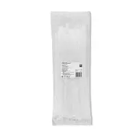 Qoltec Reusable Self-locking cable tie 7.2*300 mm Nylon UV White