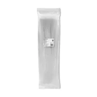 Qoltec Reusable Self-locking cable tie 7.2*450 mm Nylon UV White
