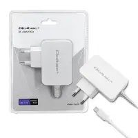 Qoltec Charger 65W 5-20.3V 2-3.25A USB type C PD Laptop Smartfon White
