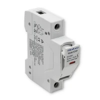 Qoltec Fuse base with diode + DC fuse 1P1000V 20A 10x38 solar