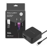 Qoltec Charger 65W 5-20.3V 2-3.25A USB type C Laptop Smartfon PD