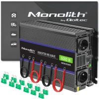 Qoltec Monolith voltage converter 6000 MS Wave 12V to 230V 3000/6000W USB