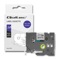 Qoltec Tape for BROTHER TZe-231 12mm x 8m White / Black overprint
