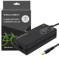 Qoltec Charger for e-bike, electric scooter 36V 42V 2A 5.5*2.5 +power cable