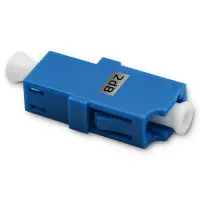 Qoltec Suppresor fiber optic LC/UPC(F) - LC/UPC(F) Singlemode 2dB