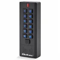 Qoltec Code lock HYPERION with RFID reader Code Card key fob IP68 EM