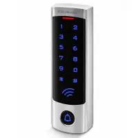 Qoltec Code lock DIONE with RFID reader Code Card key fob Doorbell button IP68 EM
