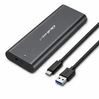 Qoltec Enclosure for M.2 SATA SSD NGFF USB type C