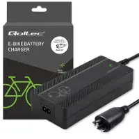 Qoltec Fast Charger for e-bike, electric scooter 36V 42V 4A Bosch plug + power cable