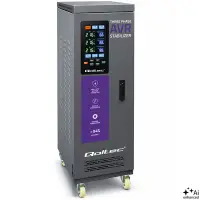 Qoltec Three-phase AVR MULTIPROTECTION voltage stabiliser 40kVA Accuracy ± 3% 3-phase servo motor LCD Expert Line