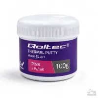 Qoltec High Conductivity Thermal Putty 4 W/m-K 100g Pink