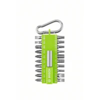 21-osaline kruvikeeraja otsakute komp, roheline