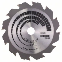 PRO Construct wood 160x20x2.6/1.6x12T