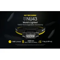 Nitecore NU43 must pealamp 1400lm