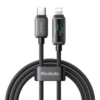 Mcdodo CA-2630 USB-C to Lightning kaabel, 36W, LED-ekraan, 1,2m