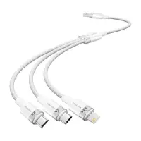 Vention USB 2.0 A to 3in1 3A kaabel CTPWG 1.5M (valge)