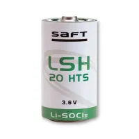 SAFT LSH 20-HTS D 3,6V Li-SOCl2 patarei