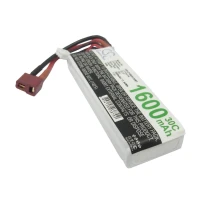 Li-PO 2-cell Deans / T-Plug AWG14 30C/60C 7.4V 1600mAh RC aku