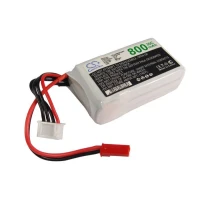 Li-PO 3-cell JST-SYP-2P 30C/60C 11.1V 800mAh RC аккумулятор