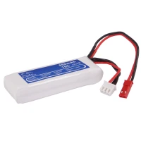 Li-PL 2-cell JST-SYP-2P 15C/30C 7.4V 850mAh RC aku