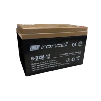 Ironcell 6-DZM-12 süvatühjenev pliiaku 12V 12Ah (e-bike) keermestatud klemm M5