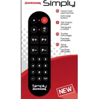 Universal learning remote control 20 buttons