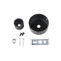 Surface mount accessorie for D25 NEON FLEX, black matt