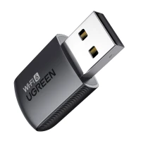 Wi-Fi USB Dual Band Adapter 2.4GHz 287Mbps + 5GHz 600Mbps, Black
