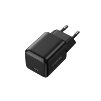 Wall Fast Charger GaN 20W USB-C QC4+ PD3.0, Black