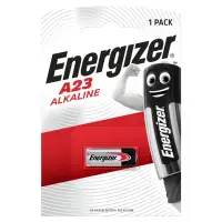 Alkaline battery A23 (23A, E23A) 12V 50mA Alkaline Energizer 1pcs blister