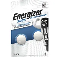 Lithium battery CR2025 3V 170mAh Ultimate Energizer 2pcs blister