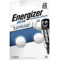 Lithium battery CR2016 3V 100mAh Ultimate Energizer 2pcs blister