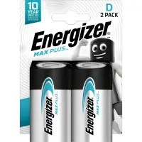 Alkaline battery LR20 (D) EP95 1.5V 18000mAh MAX plus Energizer 2pcs blister